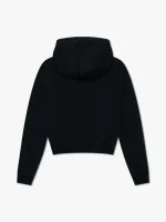 Black Cropped Desert Valley Hoodie