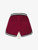Rhude Court Logo Red Shorts 
