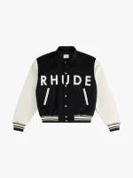 Rhude Collegiate Jacket Cream/Black
