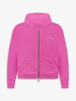 Rhude Full Zipper Hoodie Pink